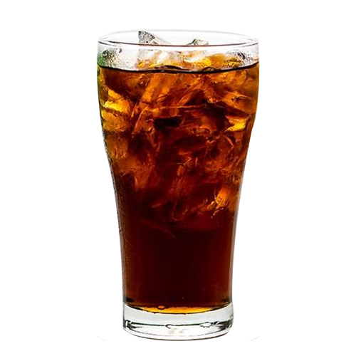 Spft drink with ice