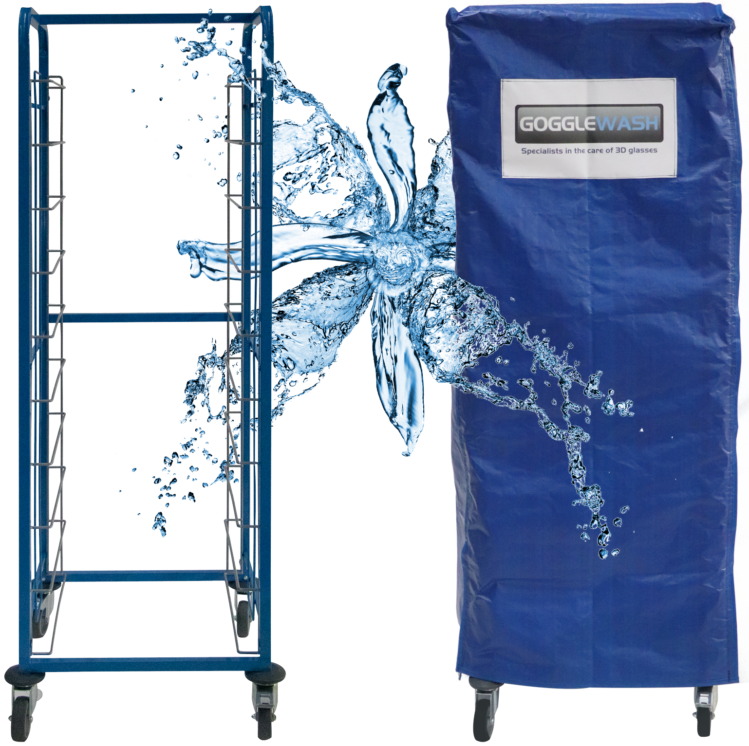 Clenaware Systems - Storage Trolley - 10 Tier - Gogglewash Clenaware Systems - Storage Trolley - 10 Tier - Gogglewash
